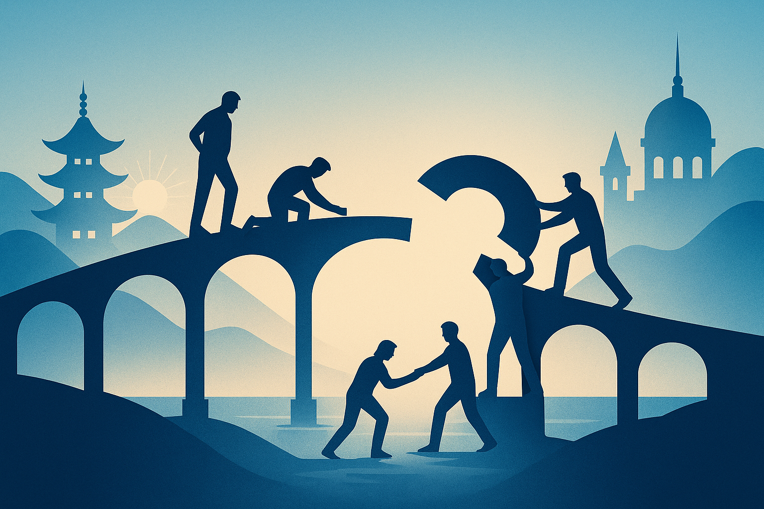 Bridge building image